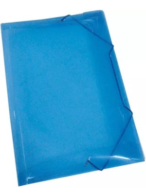 PASTA POLIPR. ECON. MINI 24,5X18,3CM AZUL UN.