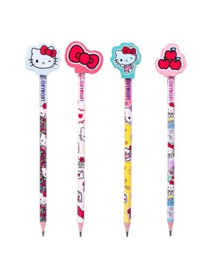 LAPIS HB COM BORRACHA NA PONTA HELLO KITTY UN.